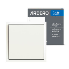 Вимикач 1-клавішний Ardero EV111V-W Soft 10А білий