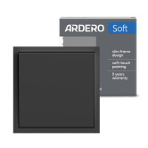 Вимикач 1-клавішний Ardero EV111V-B Soft 10А чорний Вимикач 1-клавішний Ardero EV111V-B Soft 10А чорний