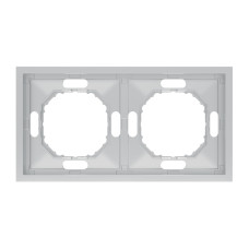 Рамка 2-місна Ardero EF102-S Soft сіра
