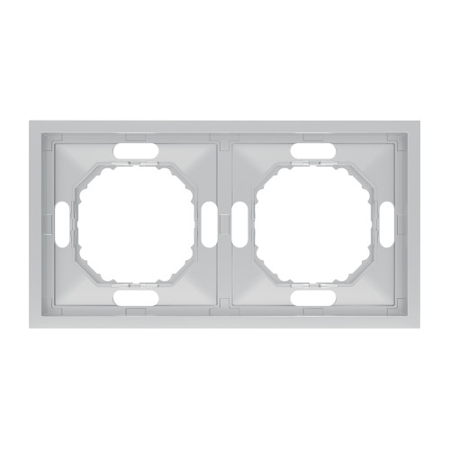 Рамка 2-місна Ardero EF102-S Soft сіра