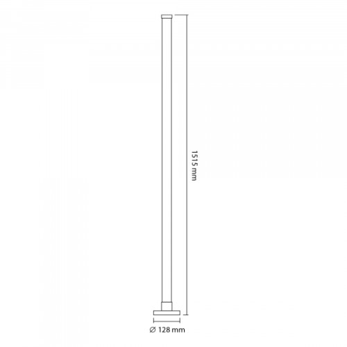 LED лампа підлогова VIDEX TF20 RGB 10W