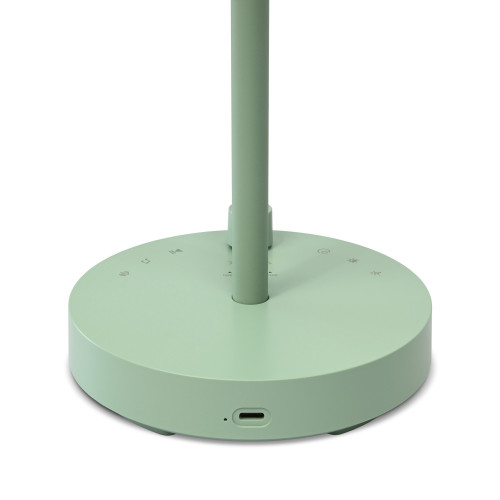 LED лампа настiльна з акумулятором VIDEX VL-TF23G 8.5W 4000K+RGB Green