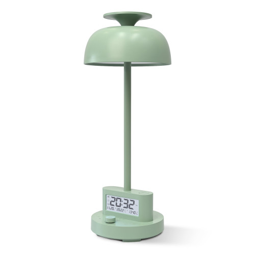 LED лампа настiльна з акумулятором VIDEX VL-TF24G 8W 4000K+RGB Green