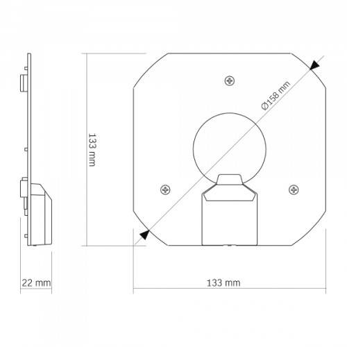 LED модуль для світильників 20W VIDEX VL-MLC-20C 3000-4000-6500K