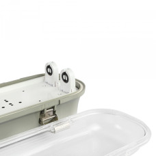 LED світильник IP65 лінійний під лампу 2хТ8 VIDEX 0,6М 220V