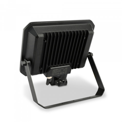 LED прожектор VIDEX F3 50W 5000K з датчиком руху 220V Black (VLE-F3-0505B-S)
