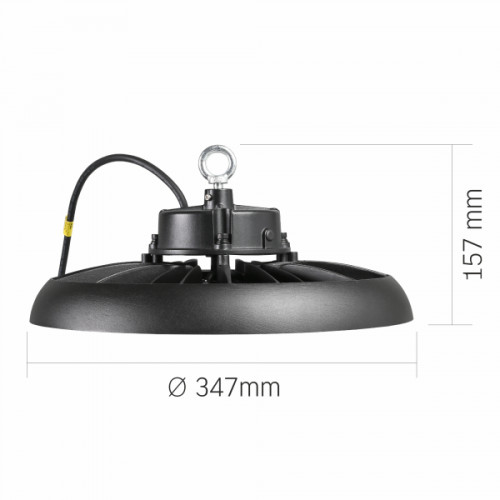 LED світильник висотний ХайБей VIDEX 200W 5000K 36000Lm Чорний
