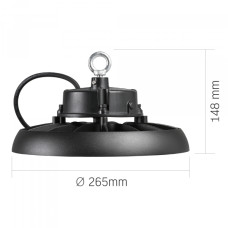 LED світильник висотний ХайБей VIDEX 100W 5000K 18000Lm Чорний
