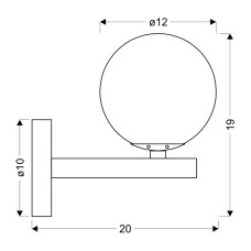 Бра Candellux 21-01221 Kama