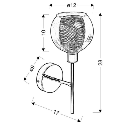 Бра Candellux 21-72184 OZZO