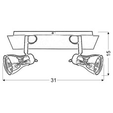 Спот Candellux 92-60532 ANGUS
