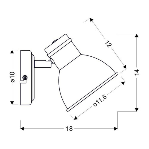 Бра Candellux 91-72115 ZUMBA