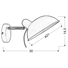 Бра Candellux 21-53589 DURIO