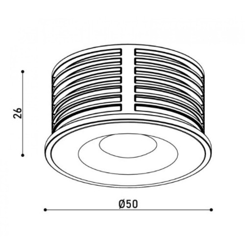 LED модуль KLOODI KDMR16 H26 7W 4K DIM