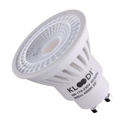 Лампа LED GU10 9W 4000К 900Lm KLOODI KDGU10-9WSMD 4K 60D