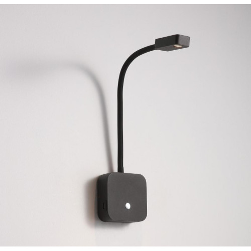 Бра з USB KLOODI DECO WA-SNAKE SQ565 3K BK