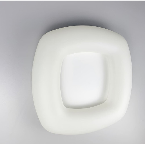 Потолочный LED светильник Schuller с белым основанием 47×47 см | Line F | Арт. 6002 001 WT 
