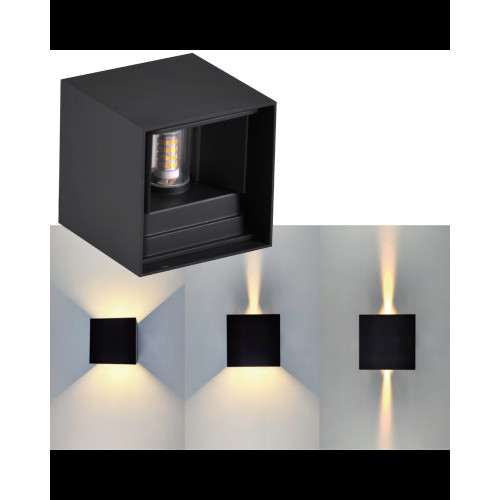 Уличный светильник Goldlux 318572 Kioto G9 1x5W IP44 BK