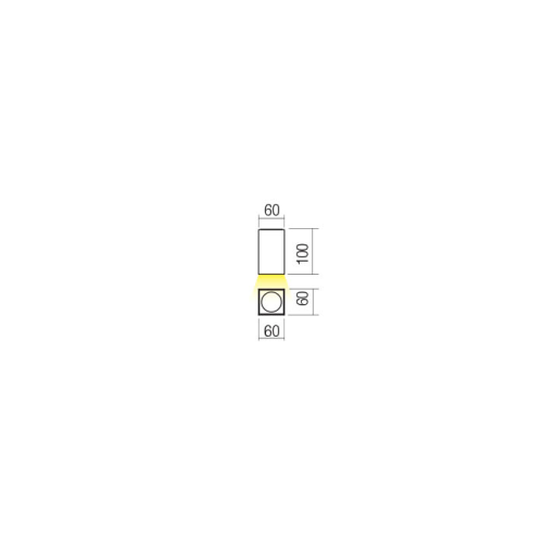 Стельовий світильник QUAD PL LED COB 3W IP65 DG 3000K (Sq)(5.1.2) Redo 90091