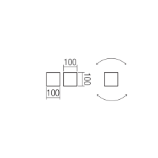 Бра вуличне VARY AP LED 2x6W IP54 DB 3000K (5.1.2) Redo 90174