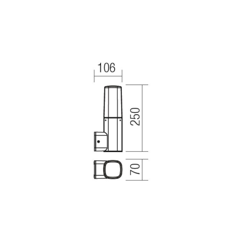 Бра вуличне CRAYON AP E27 42W IP44 DB (5.1.1) Redo 9074
