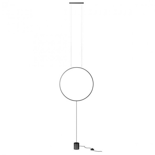 Люстра/торшер Redo SLICK SU/LAMP RD LED 19W 3000K SBK (4.1.2) 01-2197