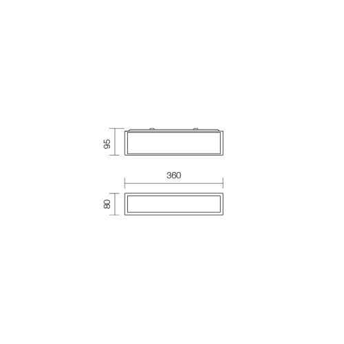 Бра Redo EGO AP LED 12W 3000K CH (5.1.2) 01-1234