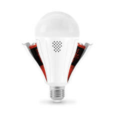 LED лампа акумуляторна TITANUM A80 12W E27 4000K 230V