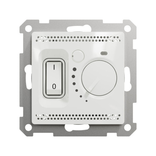 Терморегулятор теплої підлоги 16А з датчиком 3м, 230В, Білий, Sedna Design SDD111507