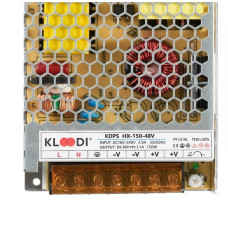 Блок живлення 150W, 48V. IP20 KLOODI KDPS-HX 150 48V