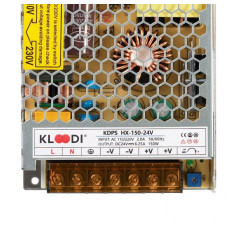 Блок живлення 150W, 24V. IP20 KLOODI KDPS-HX 150 24V