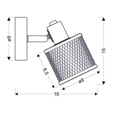 Бра Candellux 91-81377 CANABERA