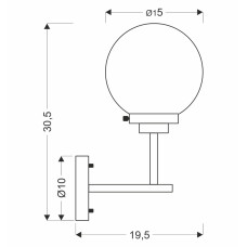 Бра Candellux 21-01283 Lens