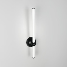 Лінійне бра у чорному корпусі з одним кріпленням 45 см | Арт. WJ 023/430-1 BK | Line F
