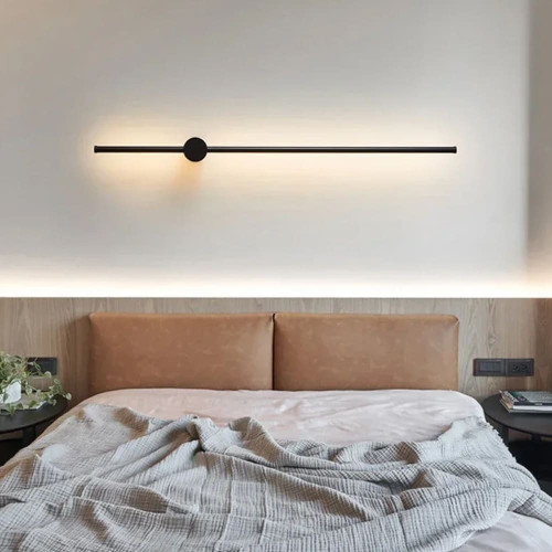 Дизайнерське бра Black LED у корпусі 100 см | Line F | Арт. BD88002/1000 BK 
