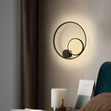 LED світильник-тарілка | Арт. WMJ 26 BK | Line F