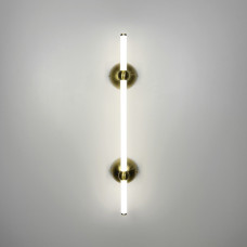 Лінійне бра у латунному корпусі з двома кріпленнями 62 см | Арт. WJ 023/600-2 AB | Line F