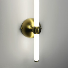 Лінійне бра у латунному корпусі з двома кріпленнями 62 см | Арт. WJ 023/600-2 AB | Line F