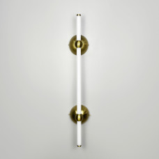 Лінійне бра у латунному корпусі з двома кріпленнями 62 см | Арт. WJ 023/600-2 AB | Line F