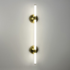 Лінійне бра у латунному корпусі з двома кріпленнями 62 см | Арт. WJ 023/600-2 AB | Line F