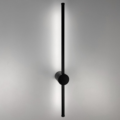 Дизайнерський чорний настінний світильник LED Line.F BD 88002/600 BK