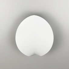 Белое бра в виде листика 18х15 см | Line F | Арт. WB11/1 WT 