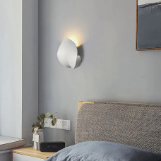 Белое бра в виде листика 18х15 см | Line F | Арт. WB11/1 WT 