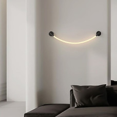 Інноваційне неонове бра у корпусі 100 см | Арт. W 30G/800 BK | Line F