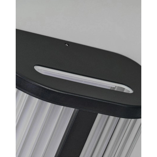 Бра для ванної, світильник Azzardo AZ6573 Pandora LED 1x11W 3000K-4000K 690Lm IP44 чорний