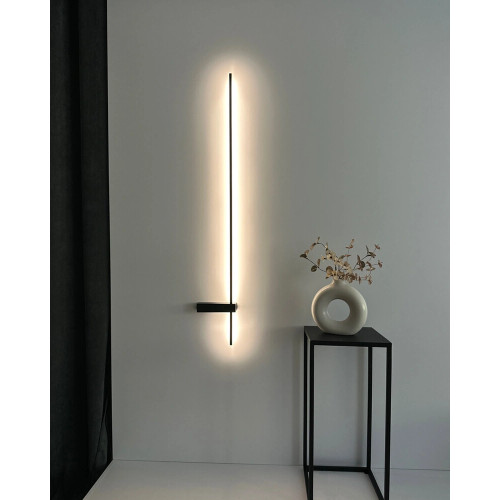 Бра, настінний світильник Nowodvorski 10851 Motive L LED 1x16W 4000K 570Lm IP20 чорний