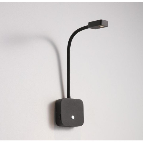 Бра з USB KLOODI DECO WA-SNAKE SQ565 3K BK