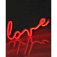 Бра, настінний світильник Goldlux 327116 Neon Love LED 1x3W IP20 білий