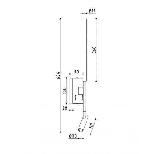 Бра KLOODI DECO WA-KELLY 634 3K WH