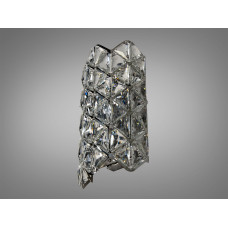 Бра Diasha классическое 9133B хром кристалл под две лампы